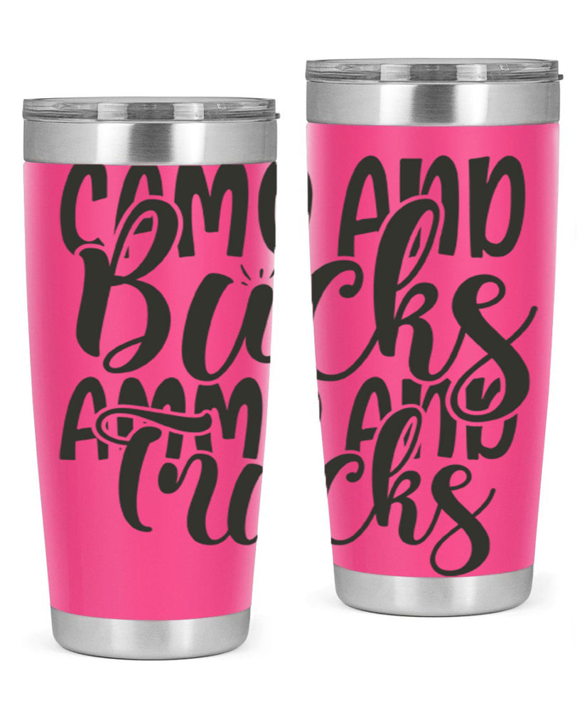 camo and bucks ammo and trucks 18#- hunting- Tumbler