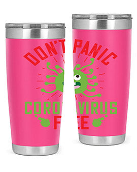dont panic coronavirus free Style 43#- corona virus- Tumbler