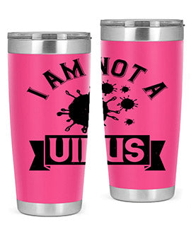 i am not a virus Style 35#- corona virus- Tumbler