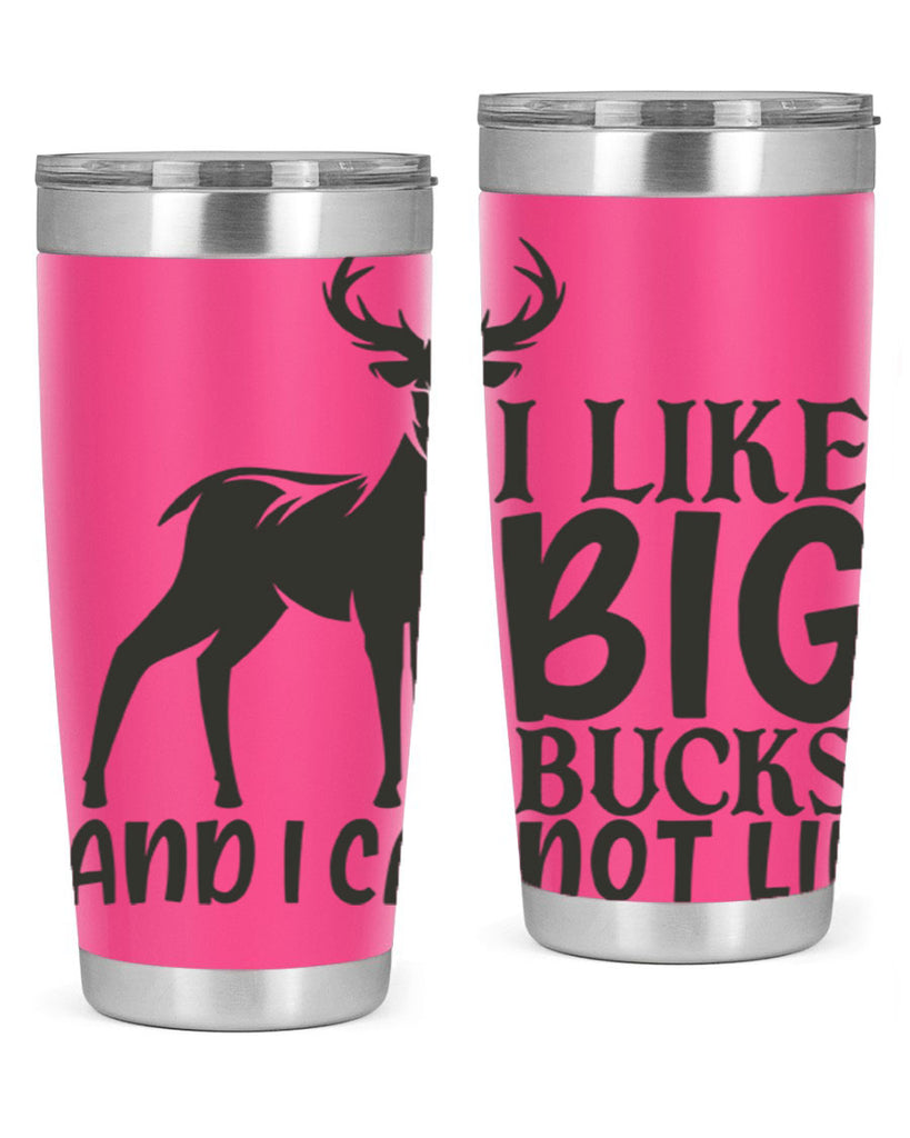 i like big bucks and i cannot lie 8#- hunting- Tumbler