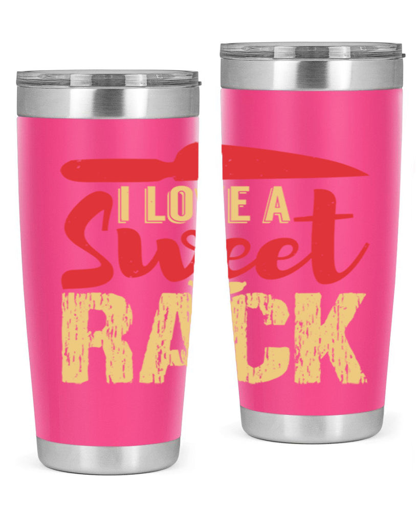 i love a sweet rack 40#- bbq- Tumbler