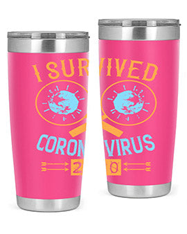 i survived corona virus Style 34#- corona virus- Tumbler