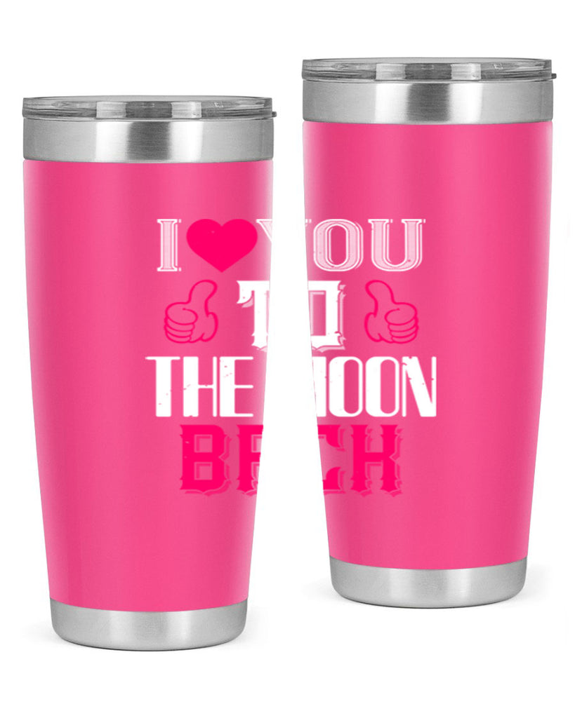 ilove you to the moon beach 49#- valentines day- Tumbler