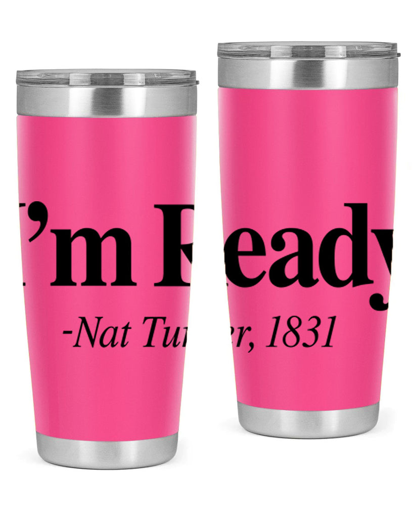 im  ready nat turner 110#- black words phrases- Cotton Tank