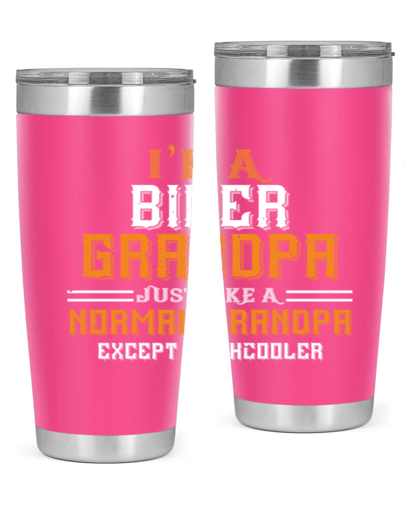 im a biker grandpa just like a normal grandpa except muchcooler 38#- grandpa - papa- Tumbler