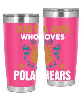 just a girl who loves polar bear 22#- Bears- Tumbler