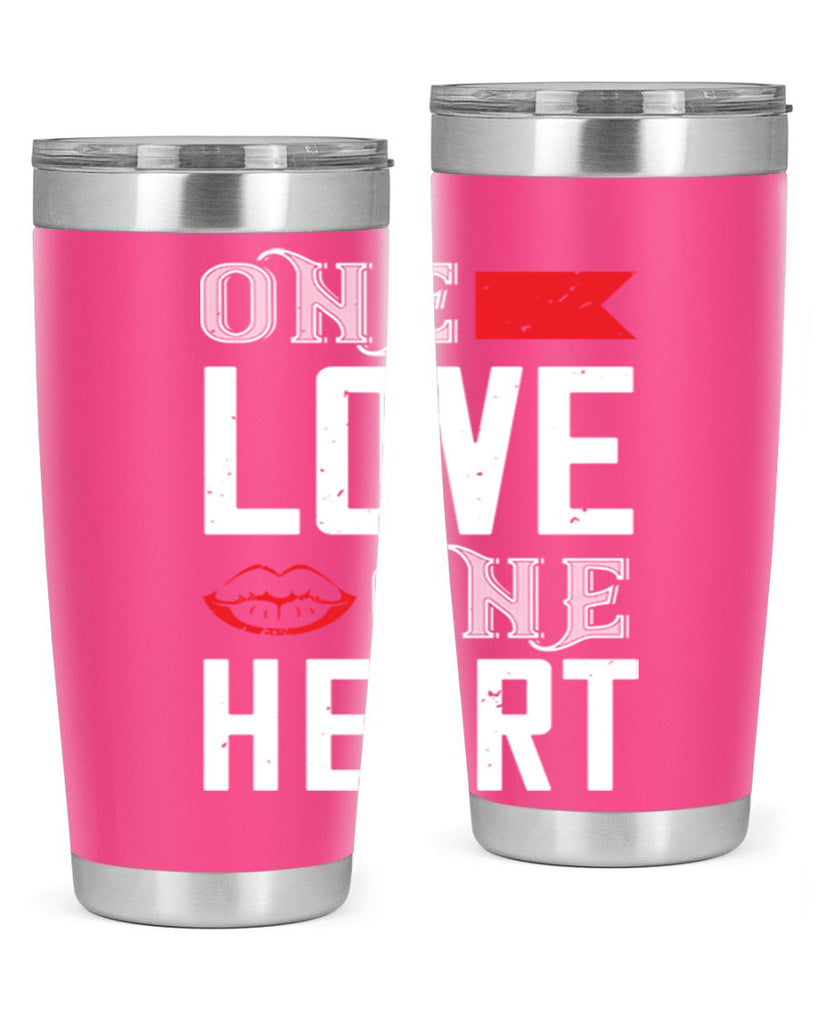 one love one heart 32#- valentines day- Tumbler