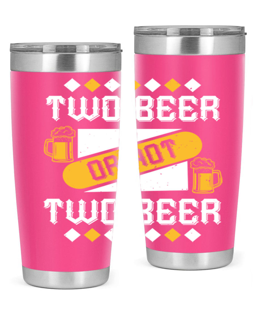 two beer or not two beer 3#- beer- Tumbler