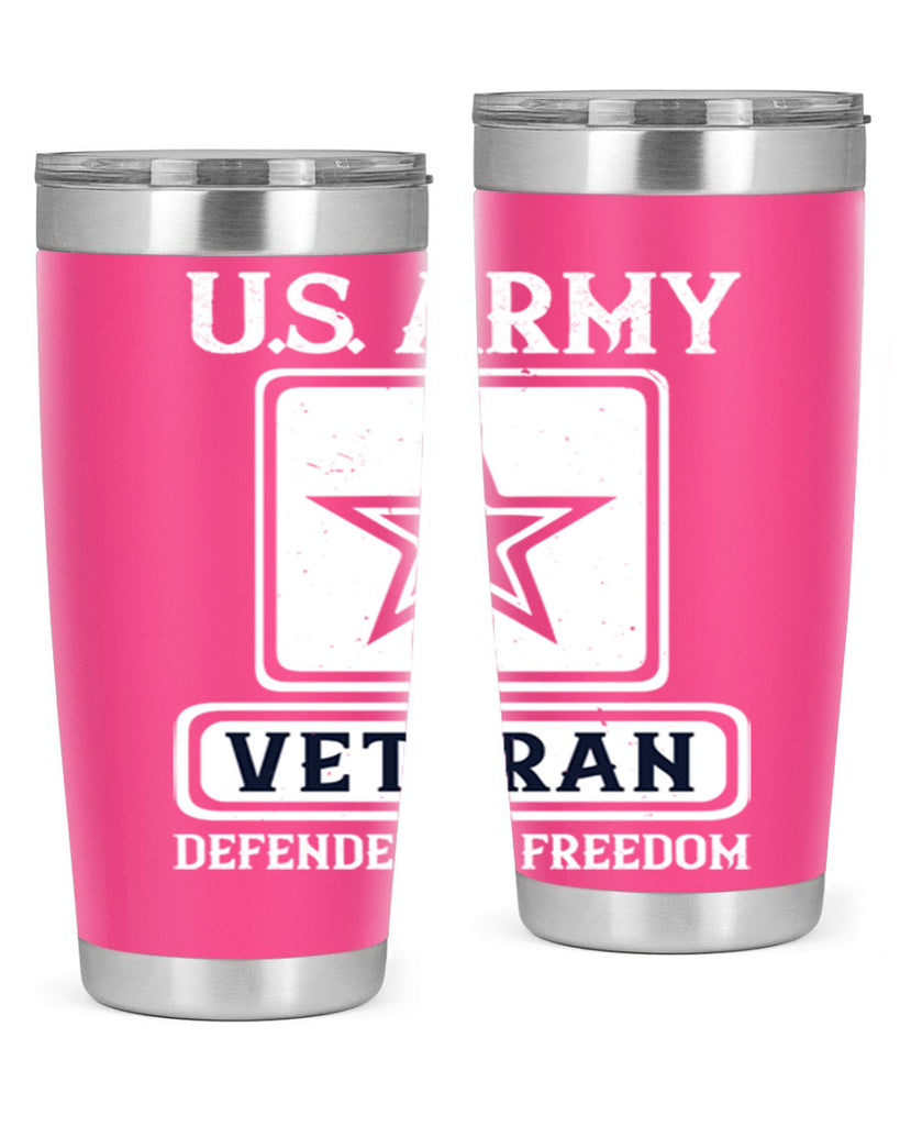 us army veteran defender of freedom 14#- Veterns Day- Tumbler
