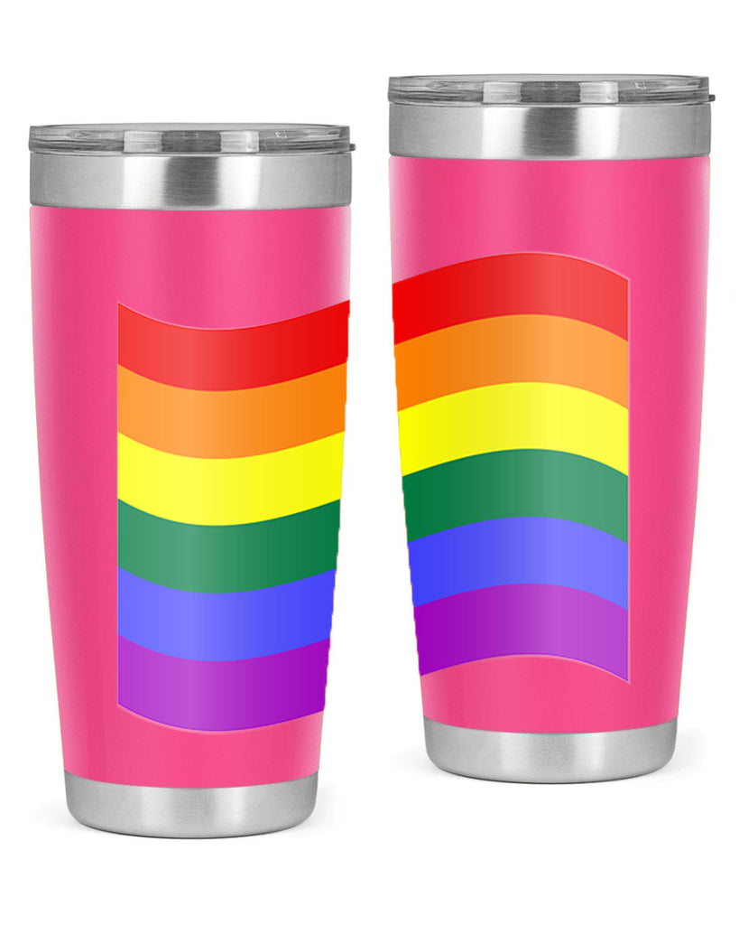 wavy rainbow flag 1#- lgbt- Tumbler