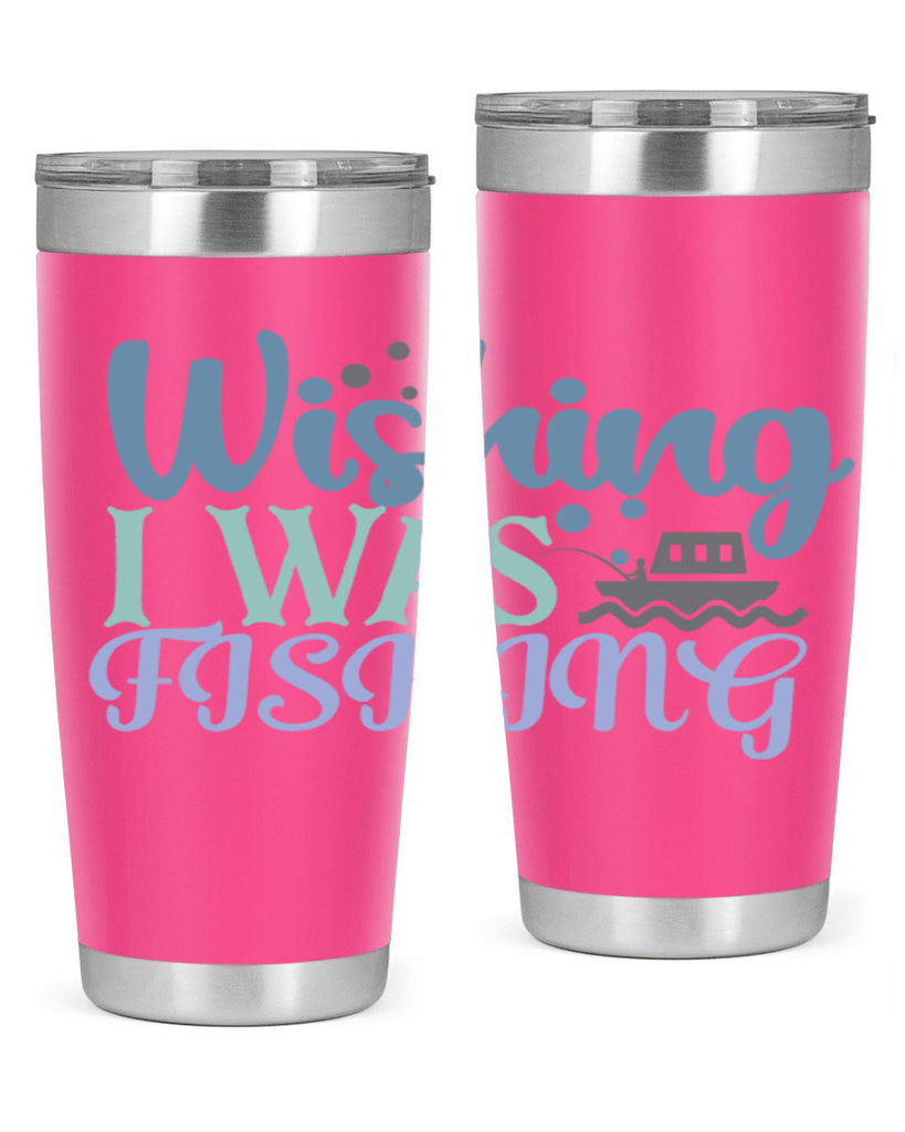 wishing i was fishing 190#- fishing- Tumbler