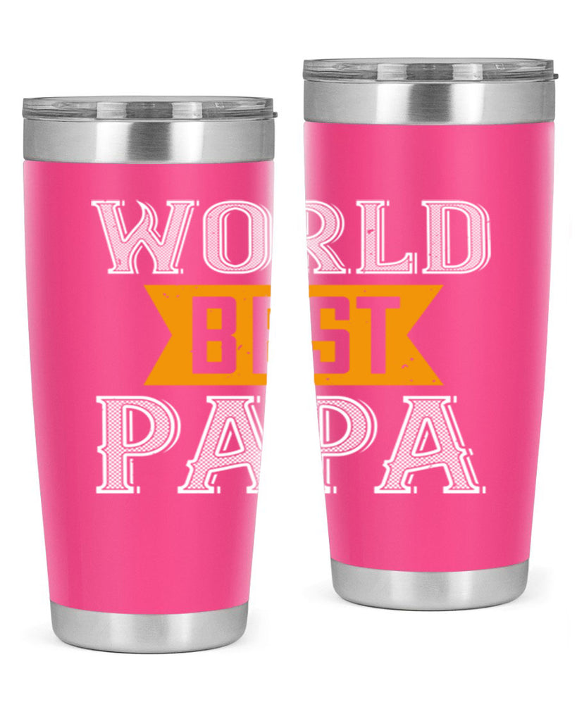world best papa 1#- grandpa - papa- Tumbler