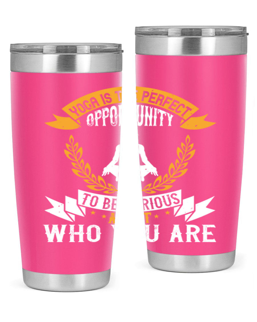 yoga is the perfect opportunity to be curious about who you are 18#- yoga- Tumbler