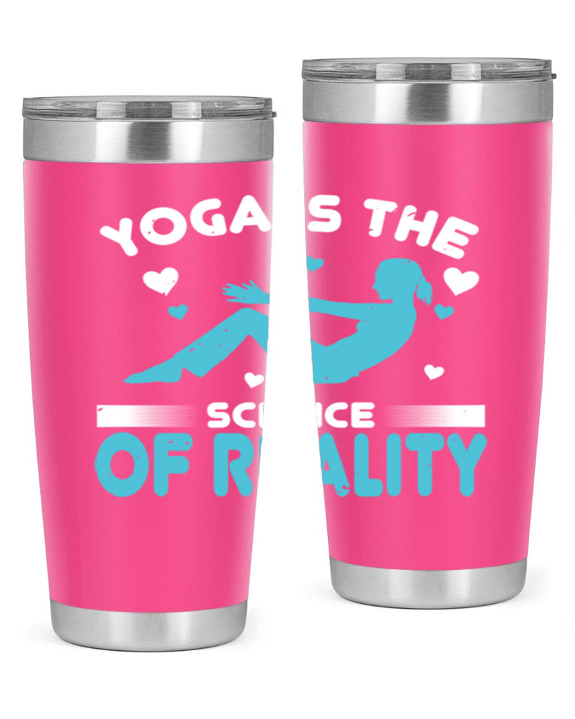 yoga is the science of reality 16#- yoga- Tumbler