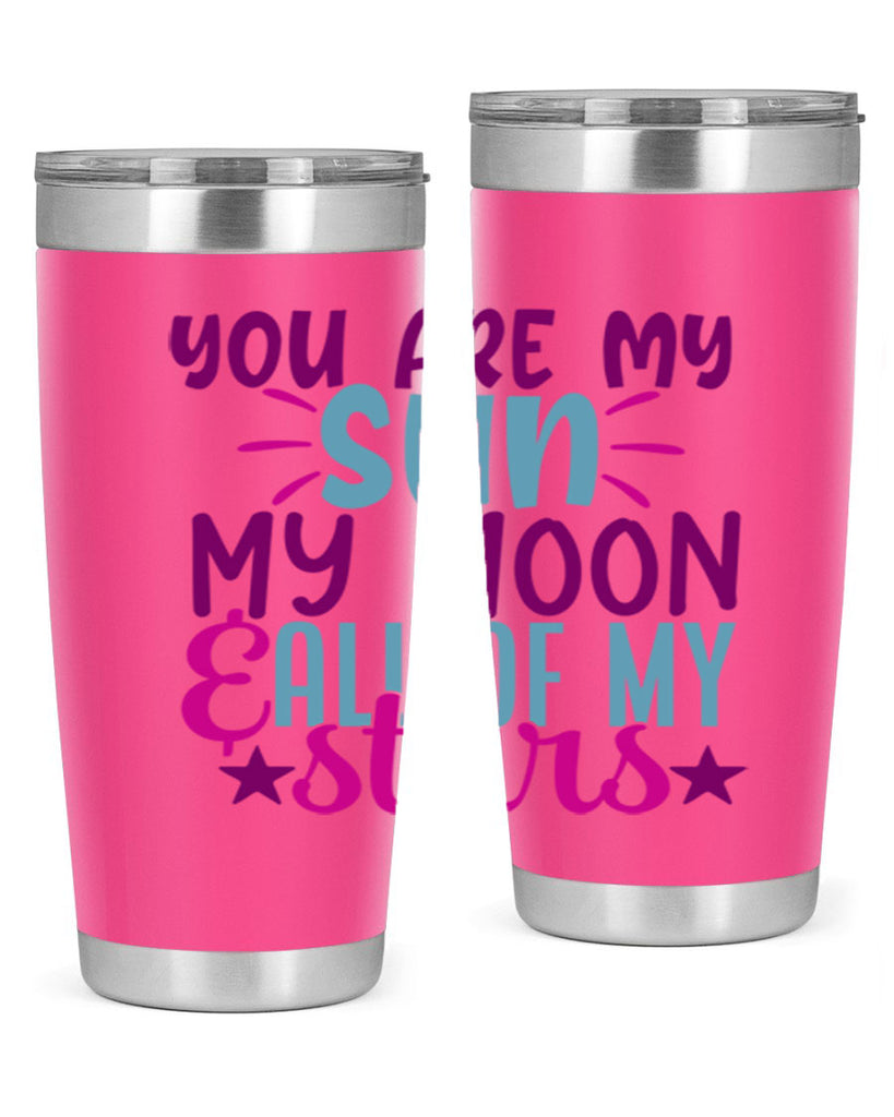 you are my sun my moon all of my stars 5#- family- Tumbler