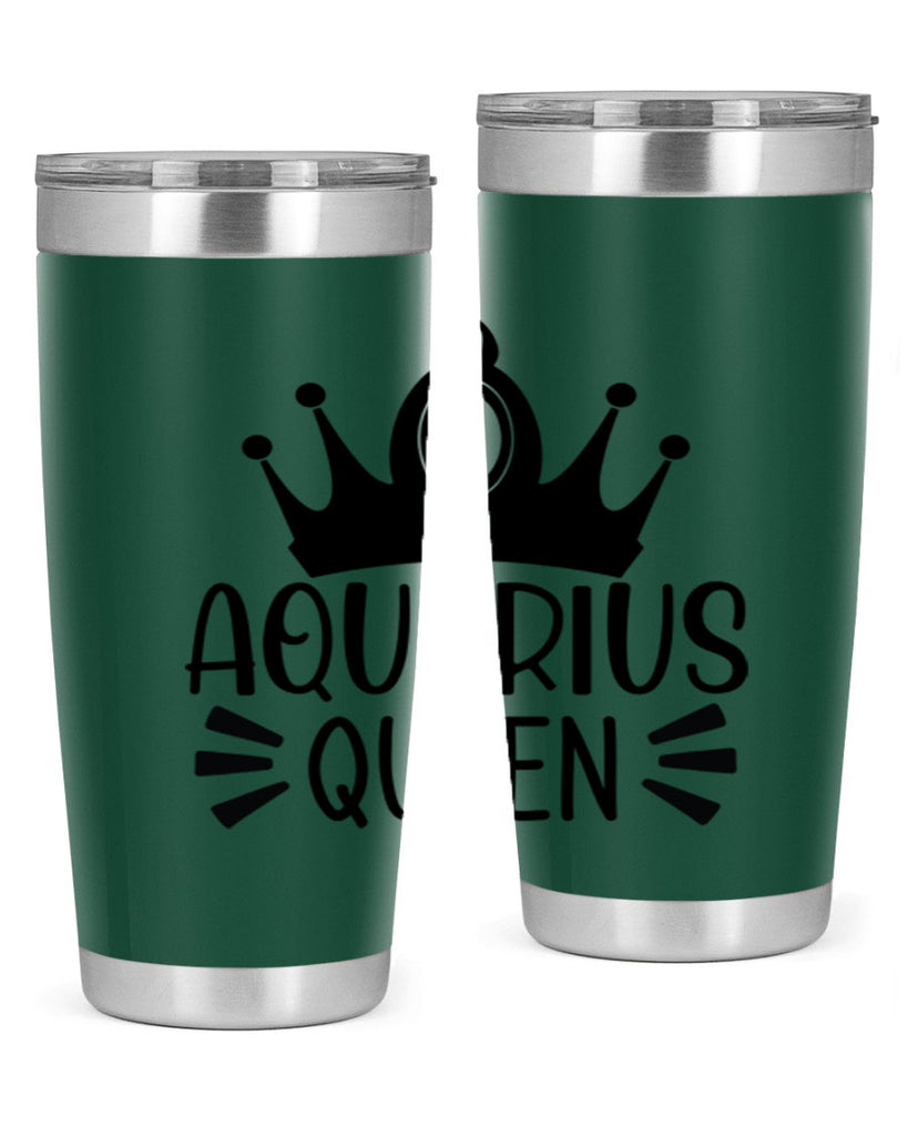 Aquarius queen 73#- zodiac- Tumbler