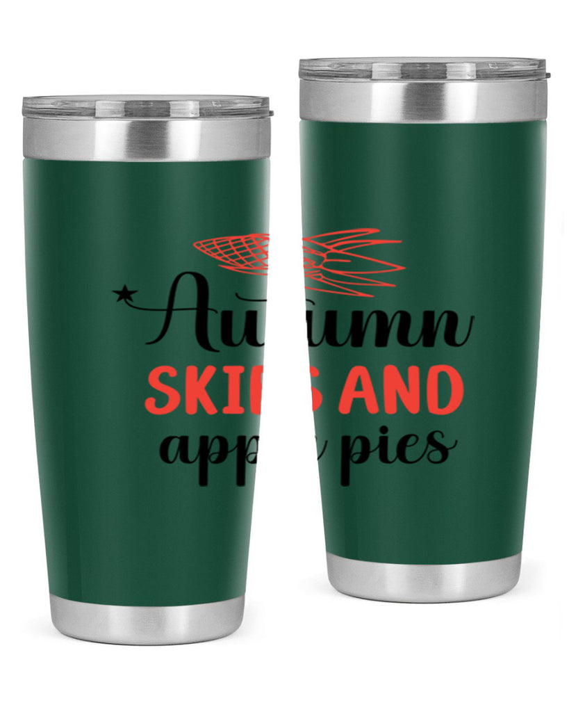 Autumn skies and apple pies 29#- fall- Tumbler