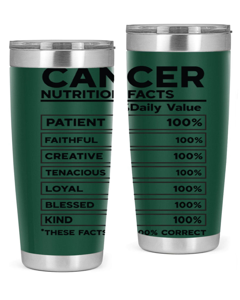 Cancer Nutrition Facts 148#- zodiac- Tumbler