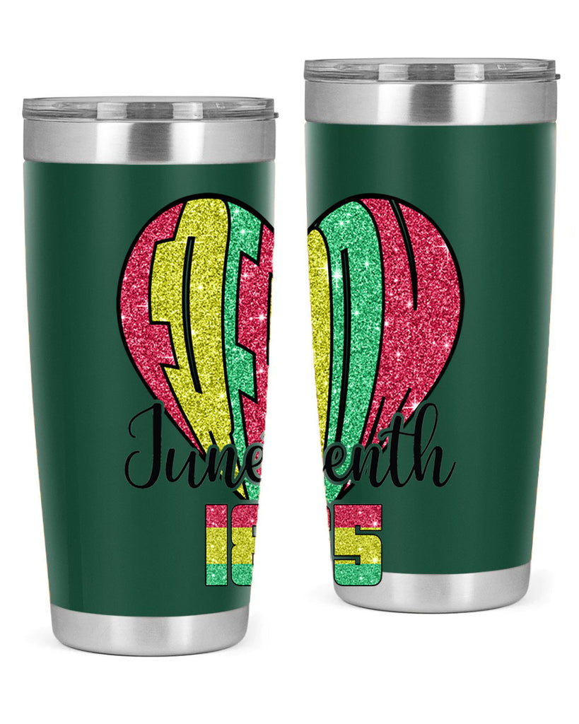 Juneteenth Since 1865 Heart 20#- Juneteenth- tumbler