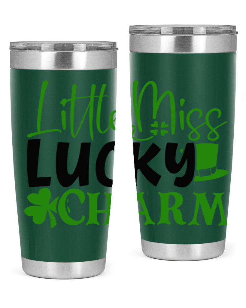 Little Miss Lucky Charm Style 154#- St Patricks Day- Tumbler