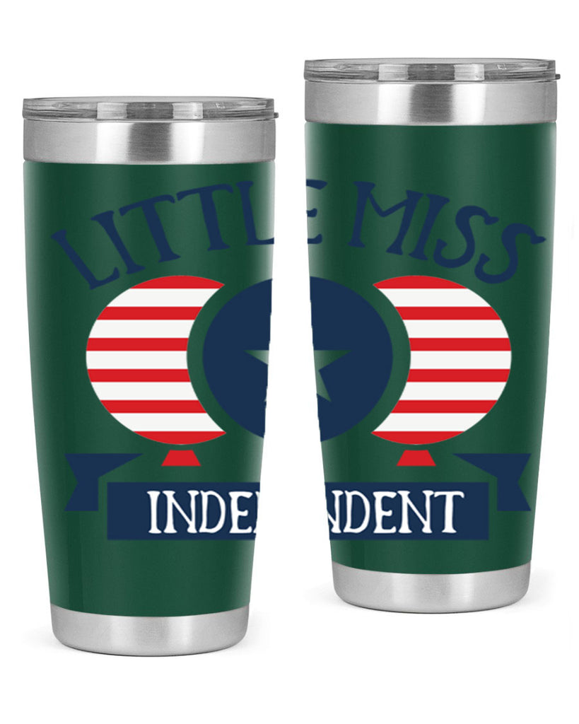 Little miss independent Style 80#- Fourt Of July- Tumbler