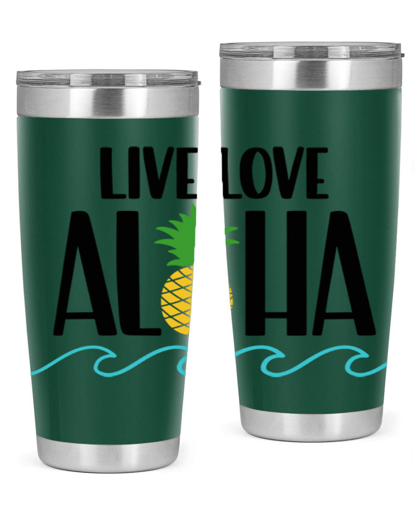 Live Love Aloha Style 30#- summer- Tumbler