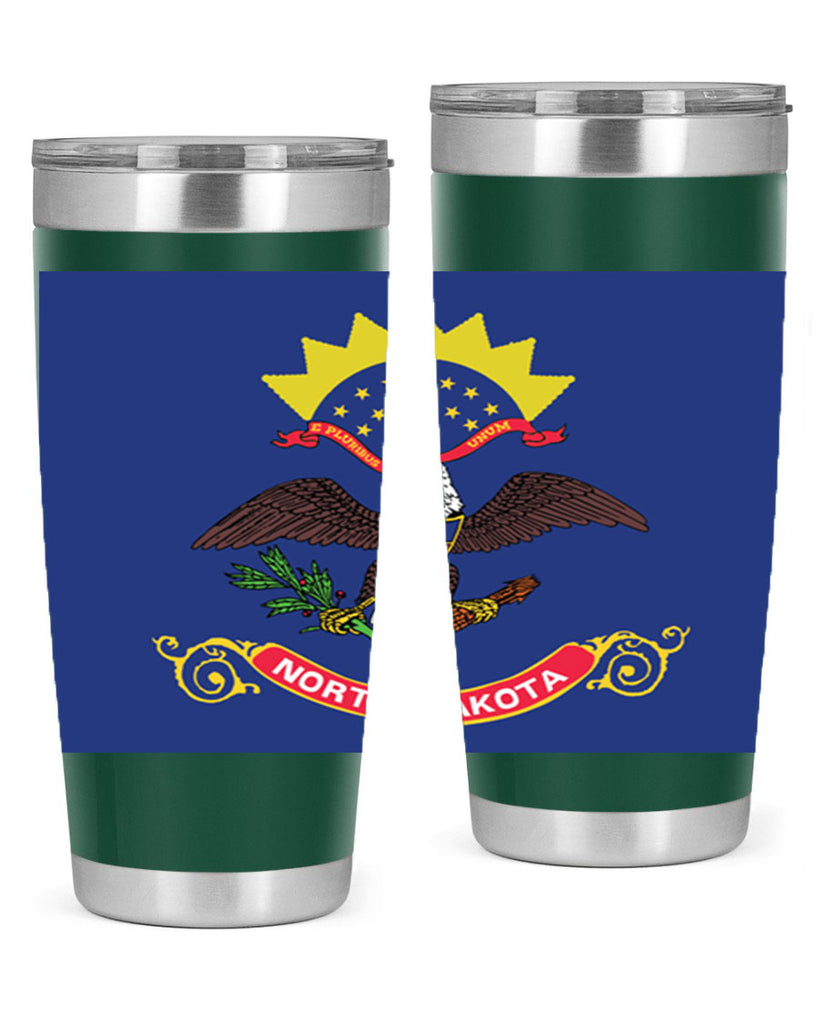North Dakota 18#- Us Flags- Tumbler