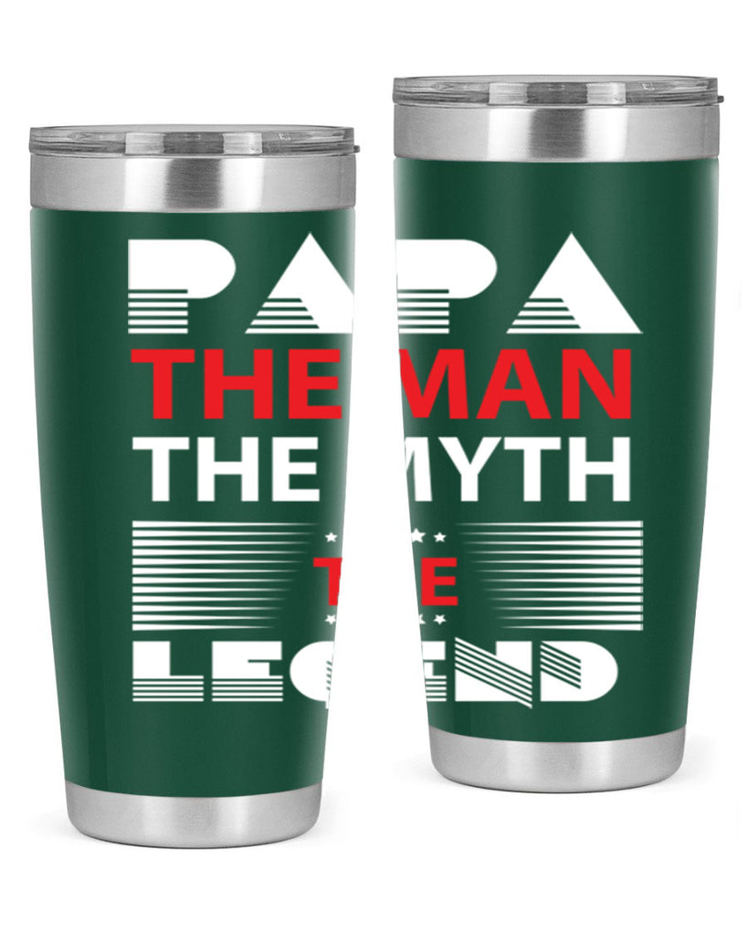 PAPA THE MAN 114#- grandpa - papa- Tumbler