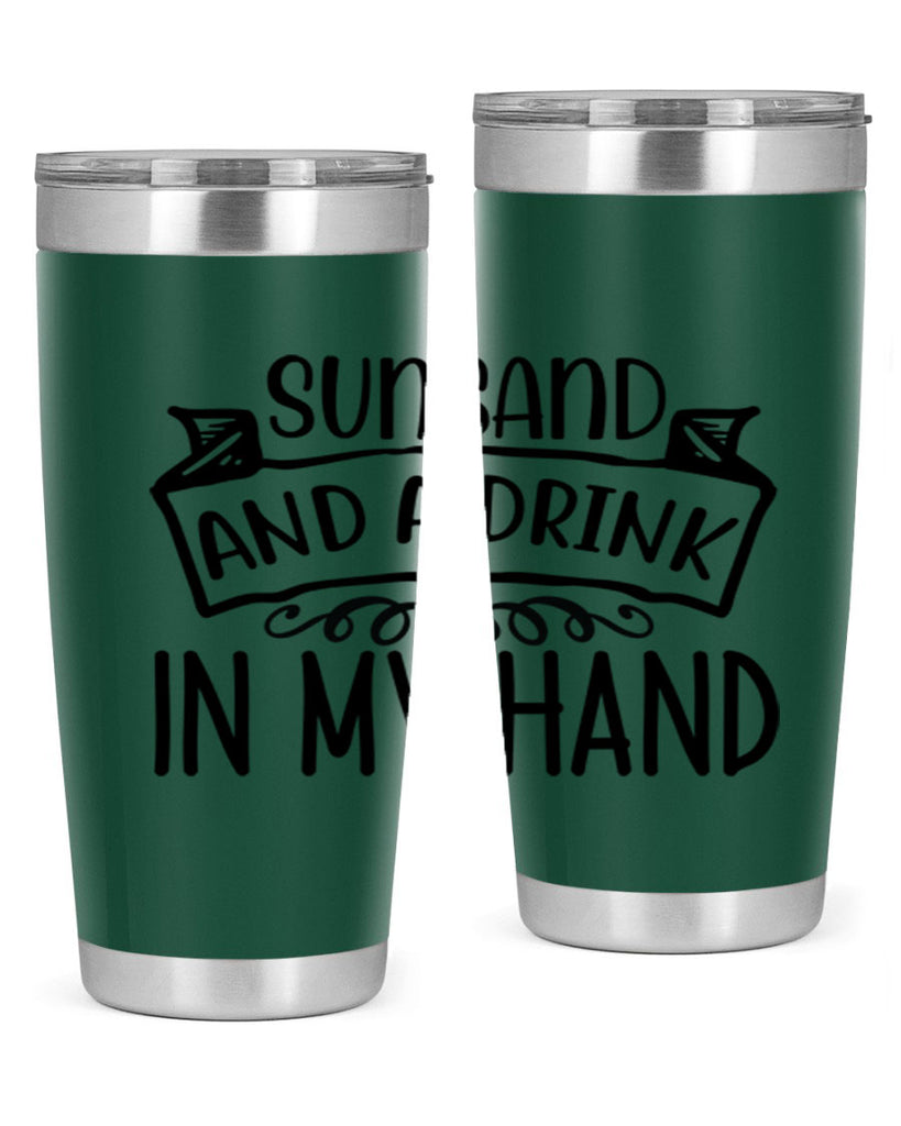 Sunsandandadrinkin 483#- zodiac- Tumbler