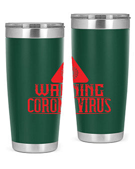 Warning corona virus one Style 18#- corona virus- Tumbler