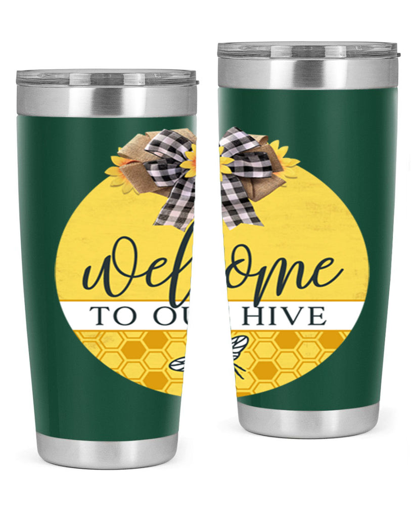 Welcome to our Hive complete yellow Mockup589#- spring- Tumbler