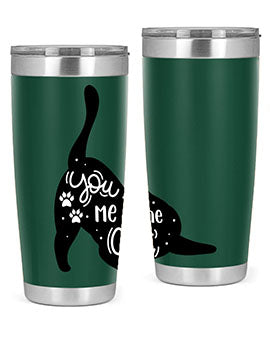 You Me The Cat Style 111#- cat- Tumbler