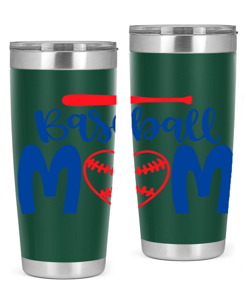 baseball mom 2077#- baseball- Tumbler