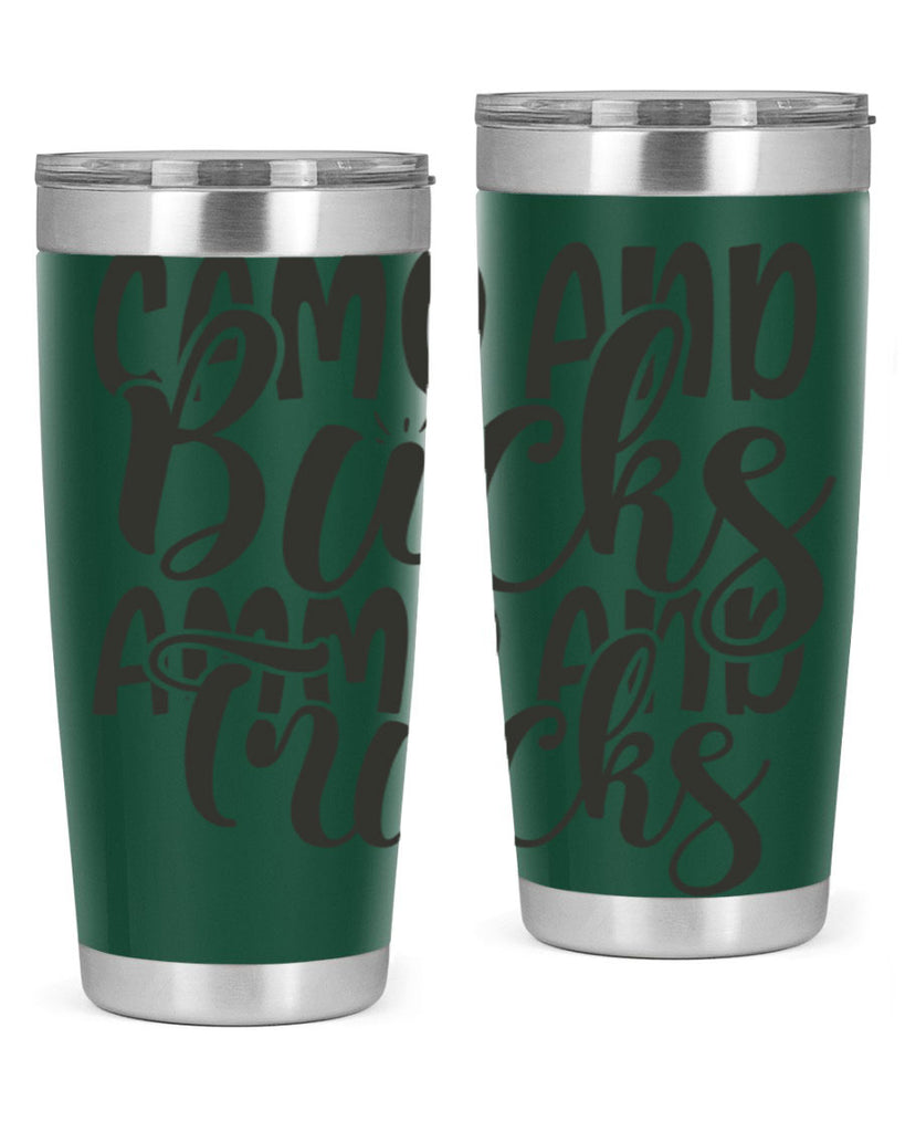 camo and bucks ammo and trucks 18#- hunting- Tumbler
