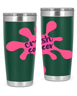 crush cancer Style 18#- breast cancer- Tumbler