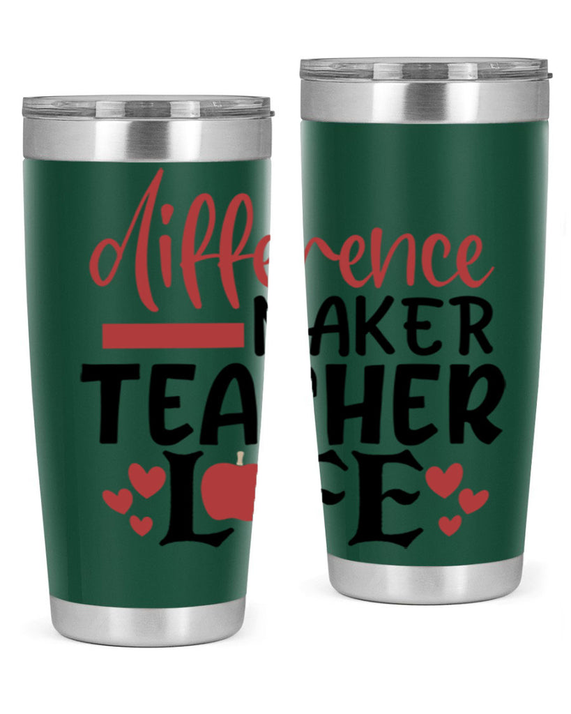 difference maker teacher life Style 118#- teacher- tumbler