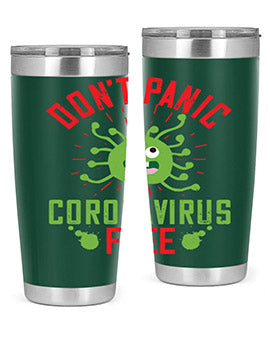 dont panic coronavirus free Style 43#- corona virus- Tumbler