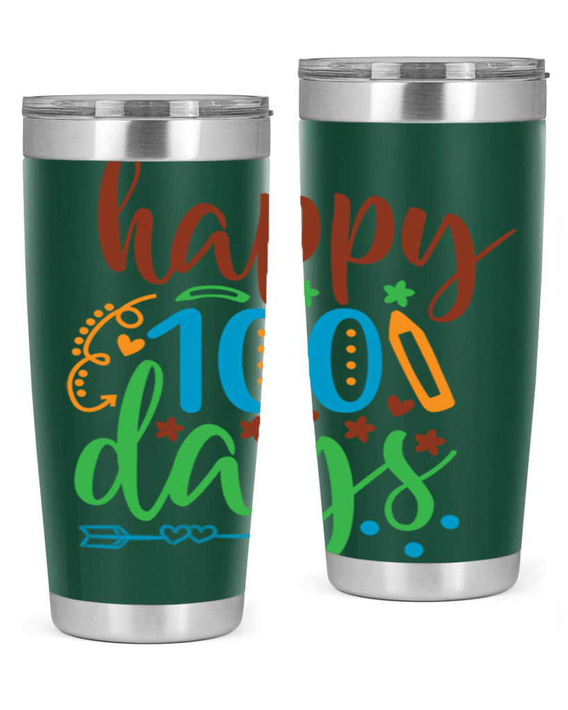 happy 100 days 10#- 100 days of school- Tumbler