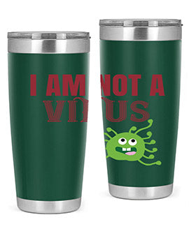 i am not a virus Style 36#- corona virus- Tumbler