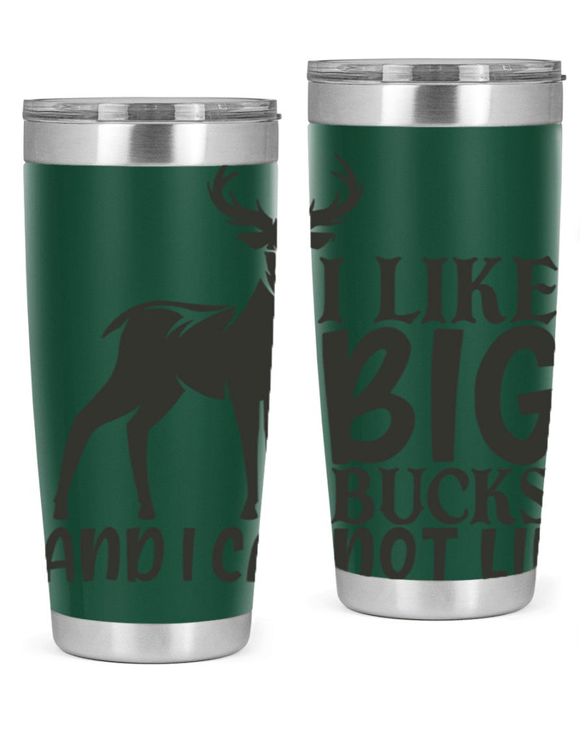 i like big bucks and i cannot lie 8#- hunting- Tumbler