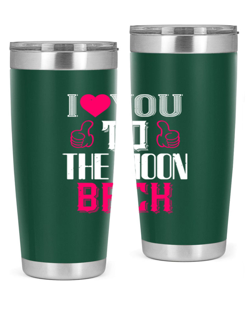 ilove you to the moon beach 49#- valentines day- Tumbler