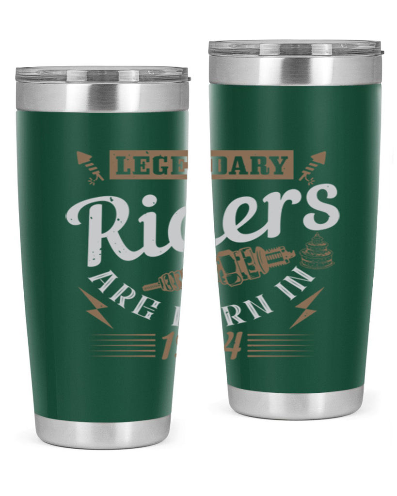 legendary riders are born in Style 60#- birthday- tumbler