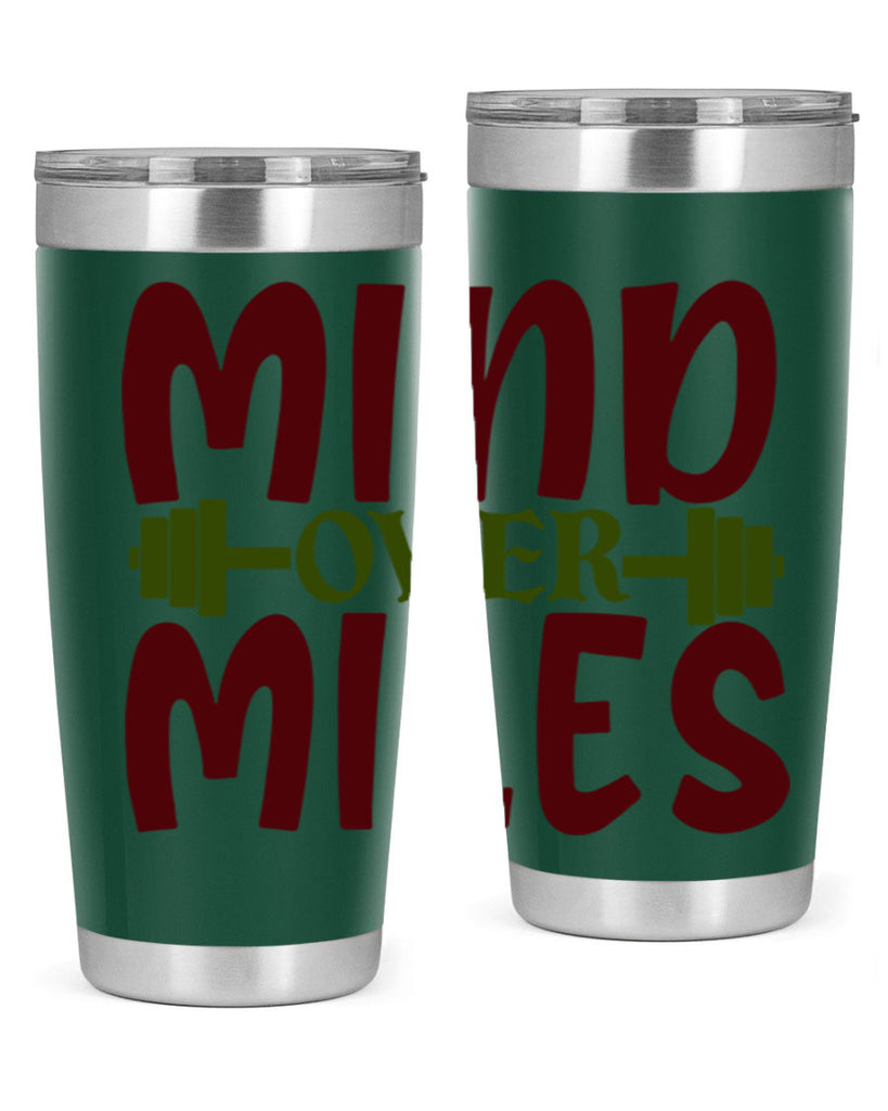 mind over miles 29#- gym- Tumbler