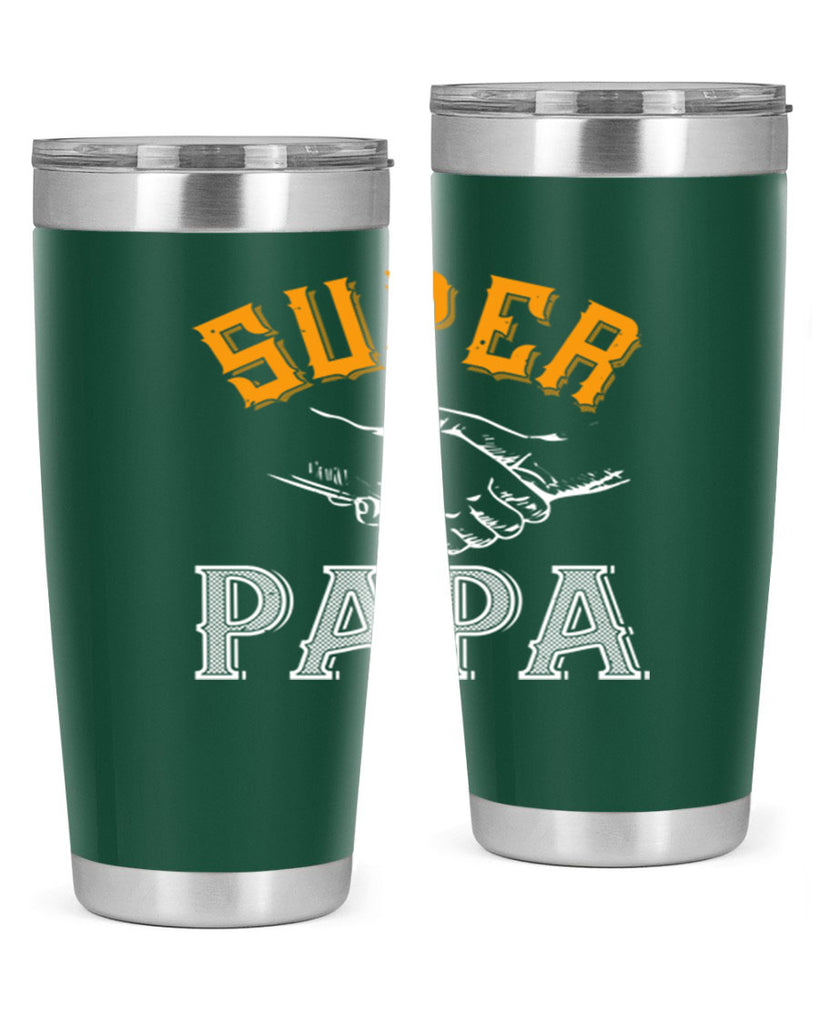 super papa 8#- grandpa - papa- Tumbler