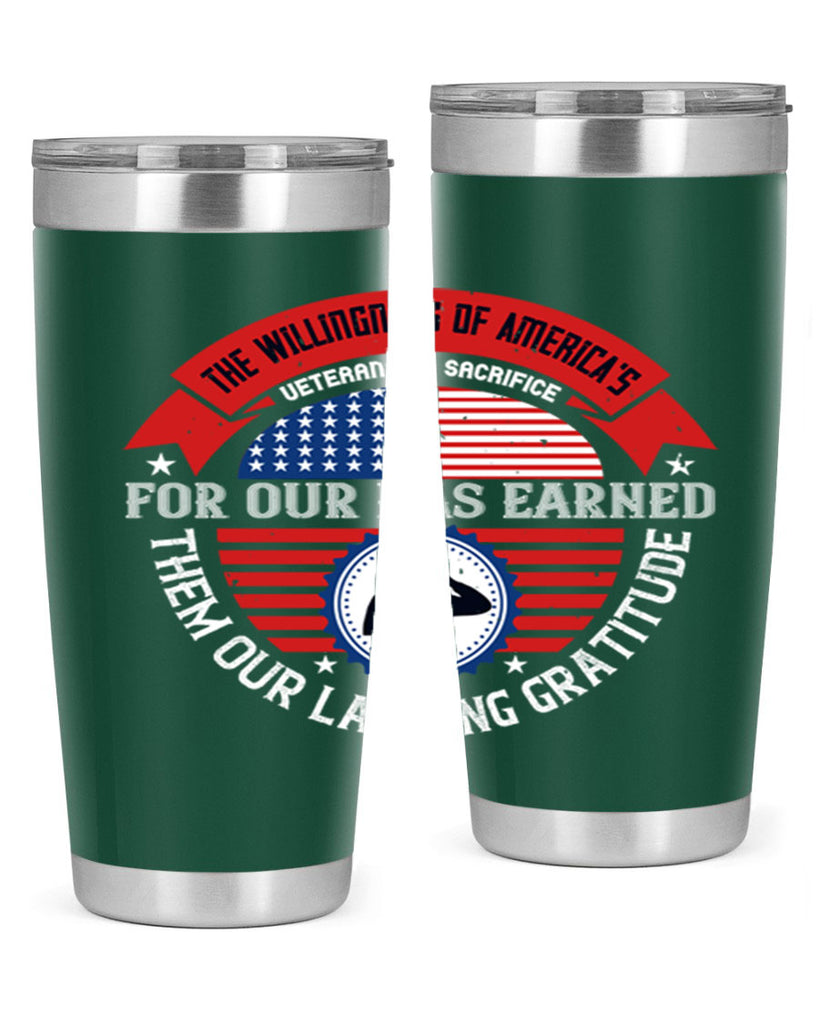 the willingness of americas 88#- Veterns Day- Tumbler