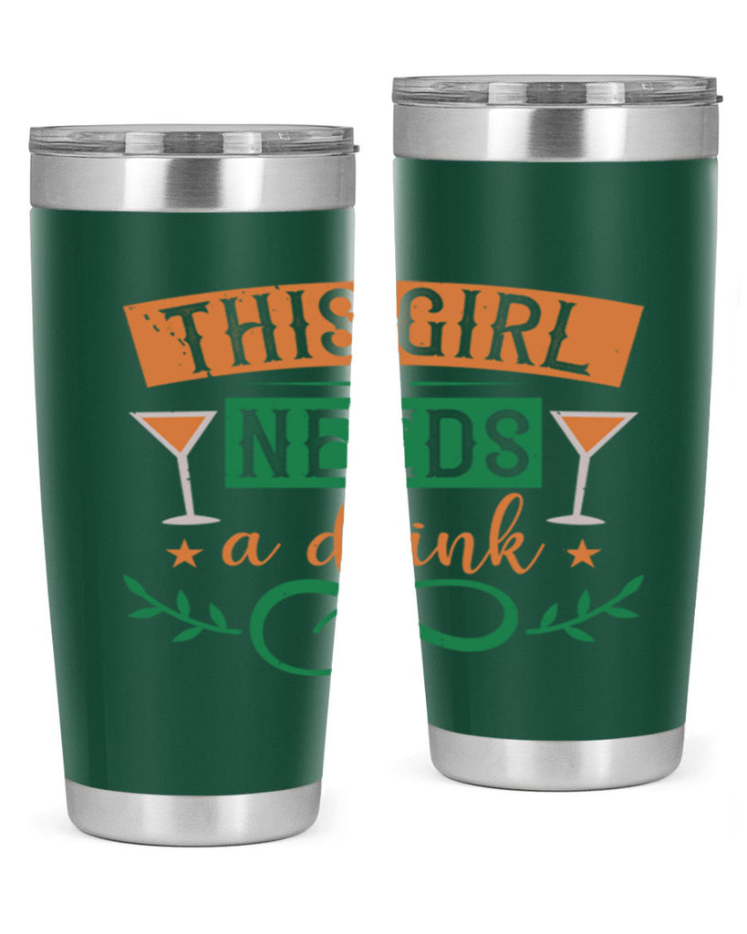 this girl needs a drink 1#- mardi gras- Tumbler