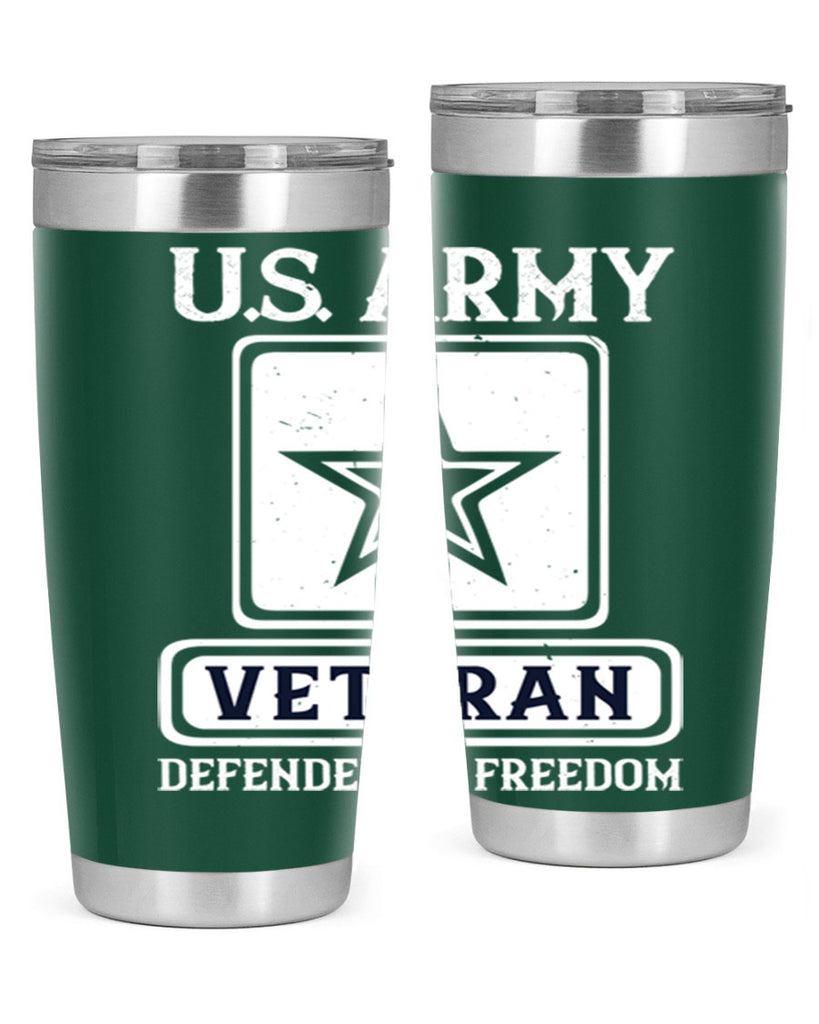us army veteran defender of freedom 14#- Veterns Day- Tumbler