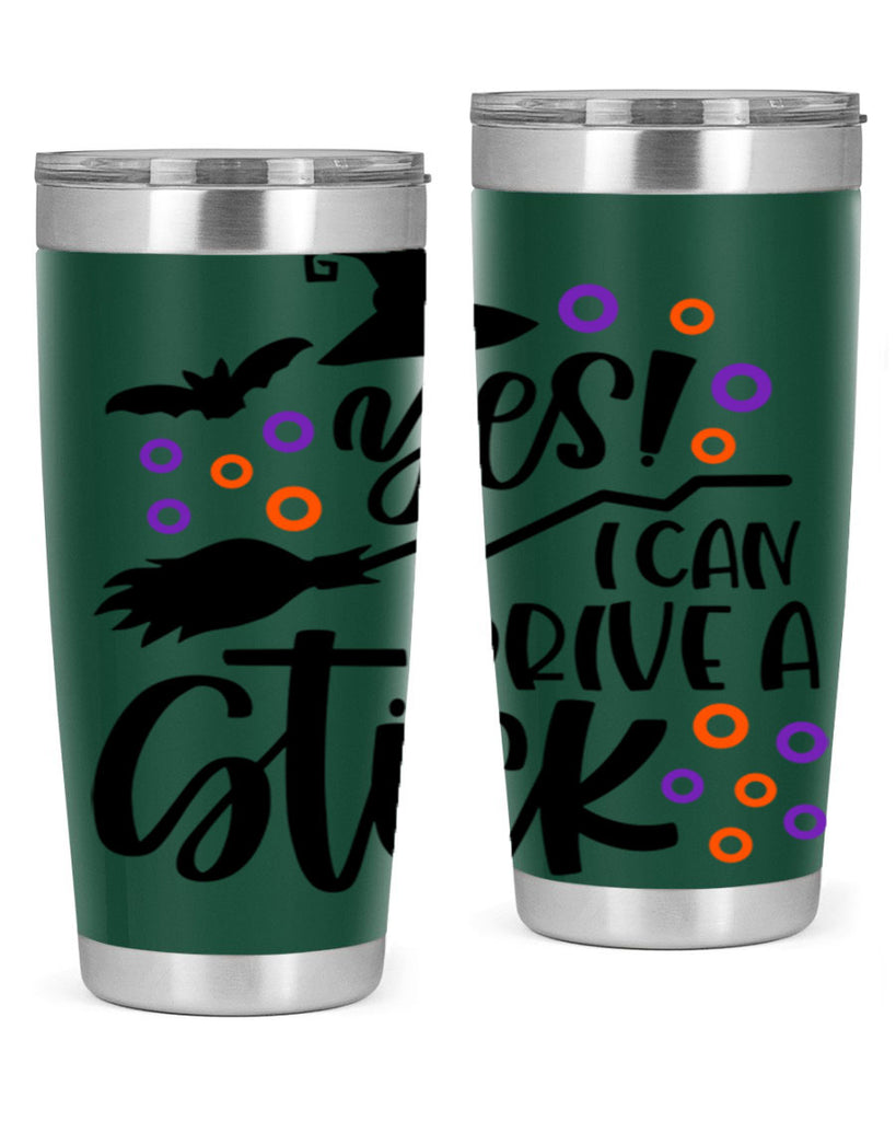 yes i can drive a stick 3#- halloween- Tumbler