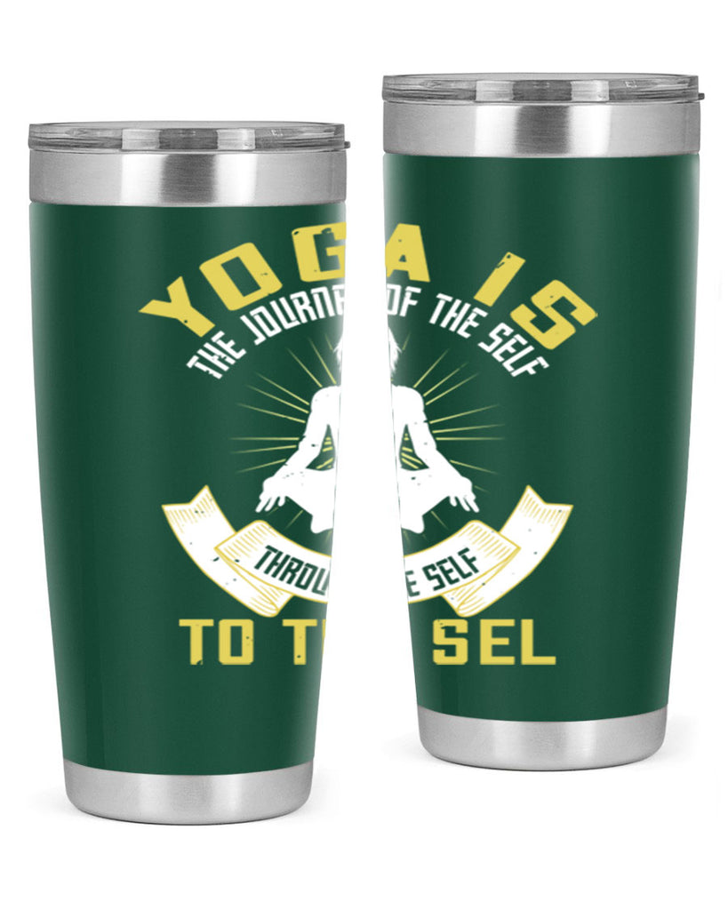 yoga is the journey of the self through the self to the sel 20#- yoga- Tumbler