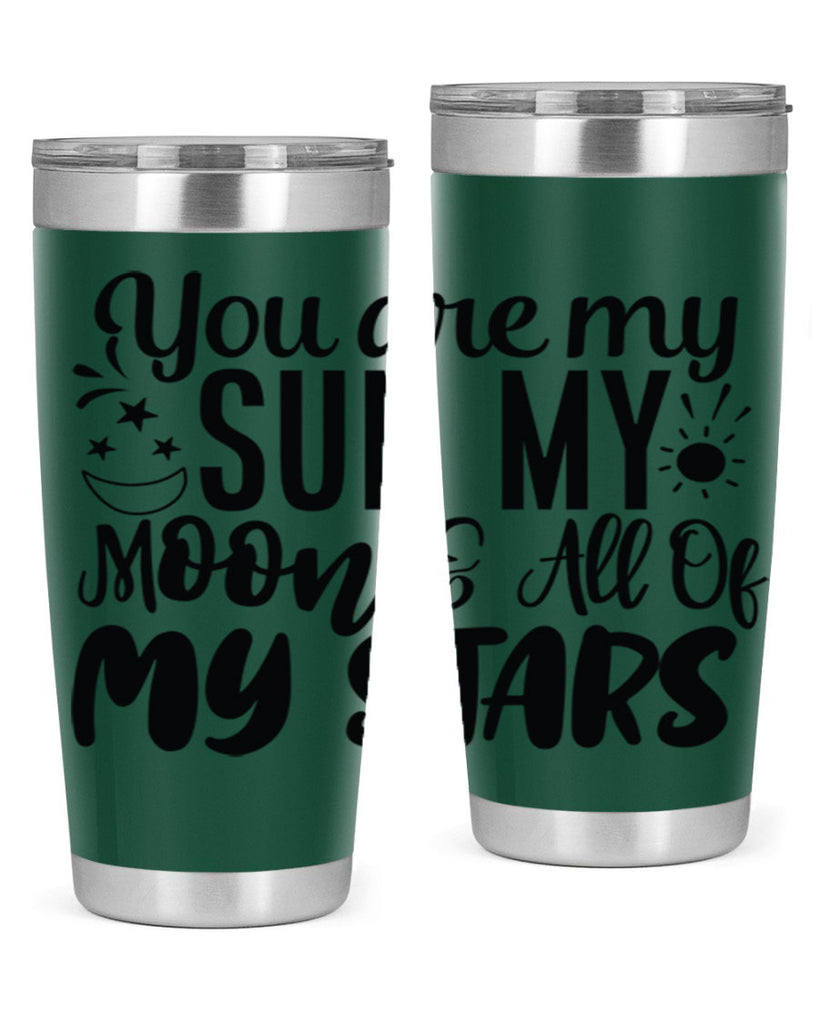 you are my sun my moon all of my stars 4#- family- Tumbler